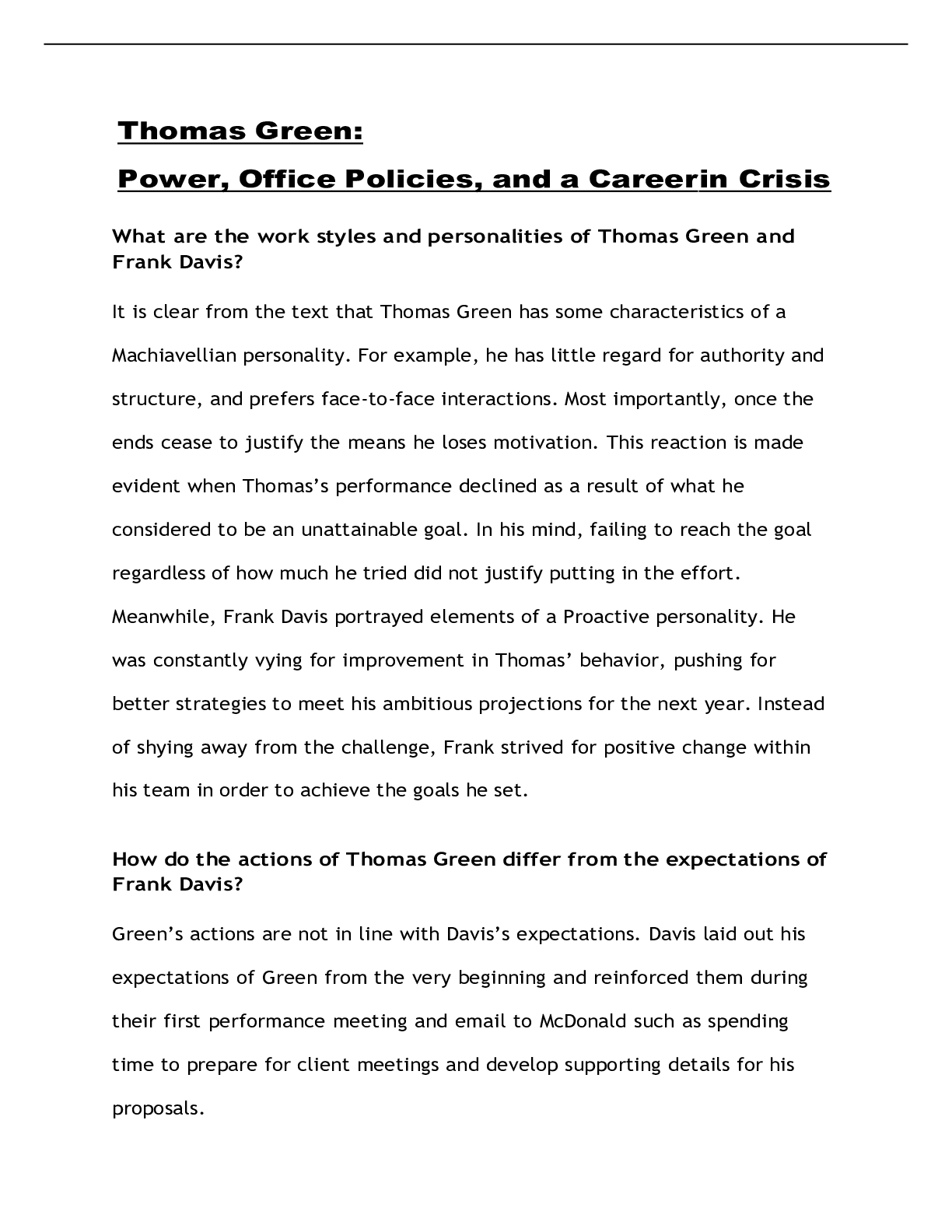 Preview image of Thomas Green Case document